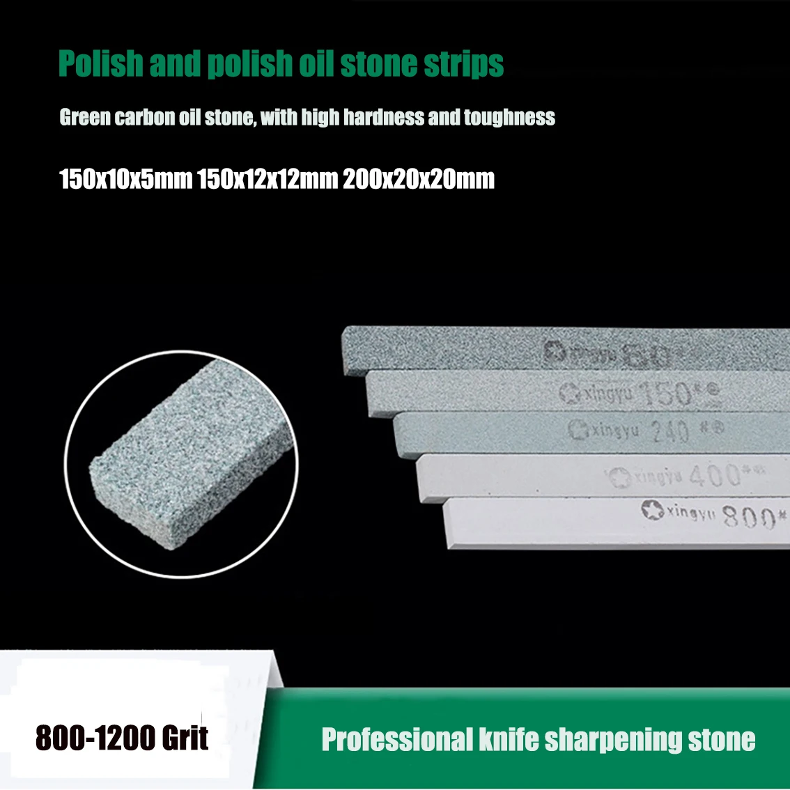 1Pcs Fine Grinding Oil Stone Strips Jade And Jadeite Polishing Molds Polishing Strips Ultra-Fine Grinding Stones And Sand Strips