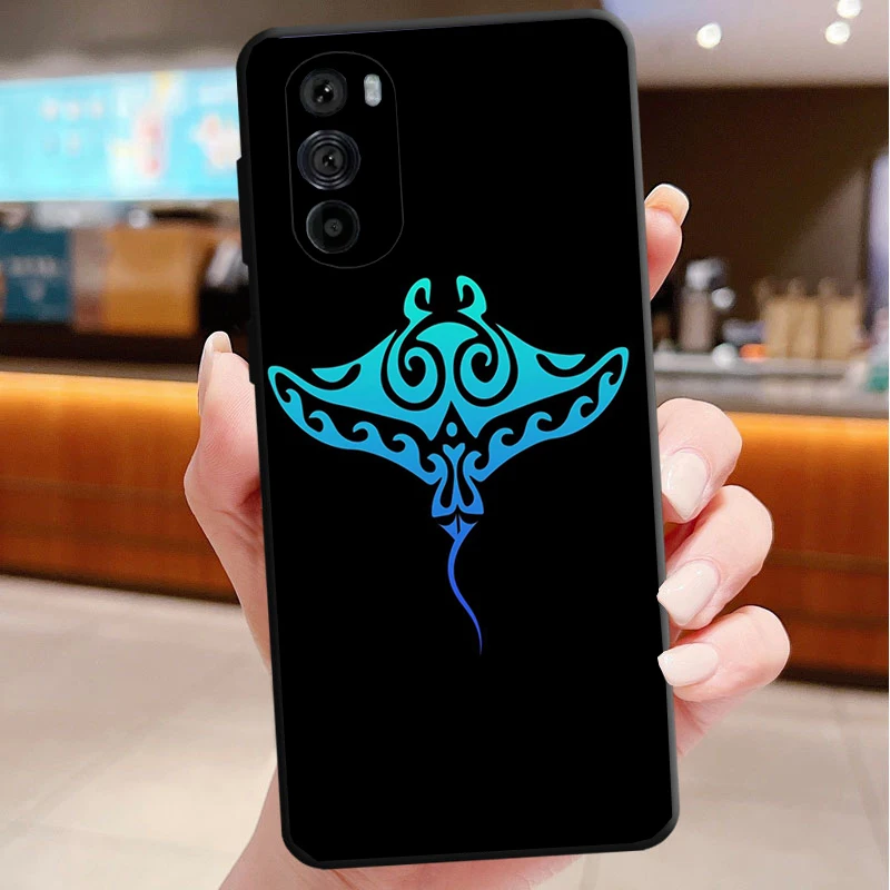 

Phone Case For Motorola Edge 50 40 Pro 60 50 40 30 Ultra Neo Fusion Moto G85 G72 G53 G54 G84 G13 G32 Ocean Animal Manta Rayjpg