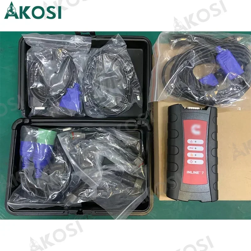 20252025For INLINE7 Data Link Adapter with pro v8.7 Data Link Adapter inline 7 Truck diagnostic scanner tool PK inline 6