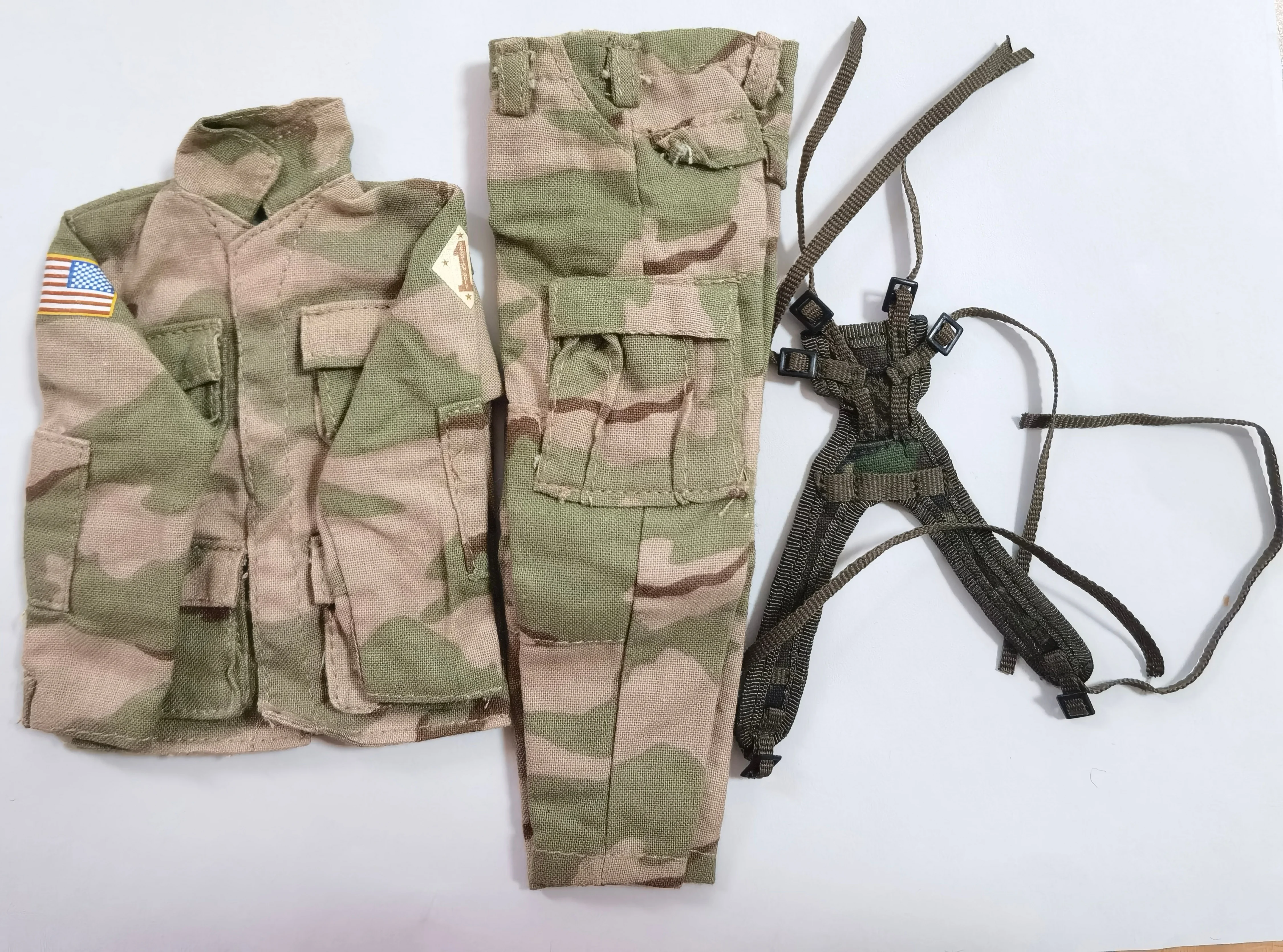 

1/6 scale male female soldier model camouflage training clothes suit coat 12 inch action figure body doll DIY