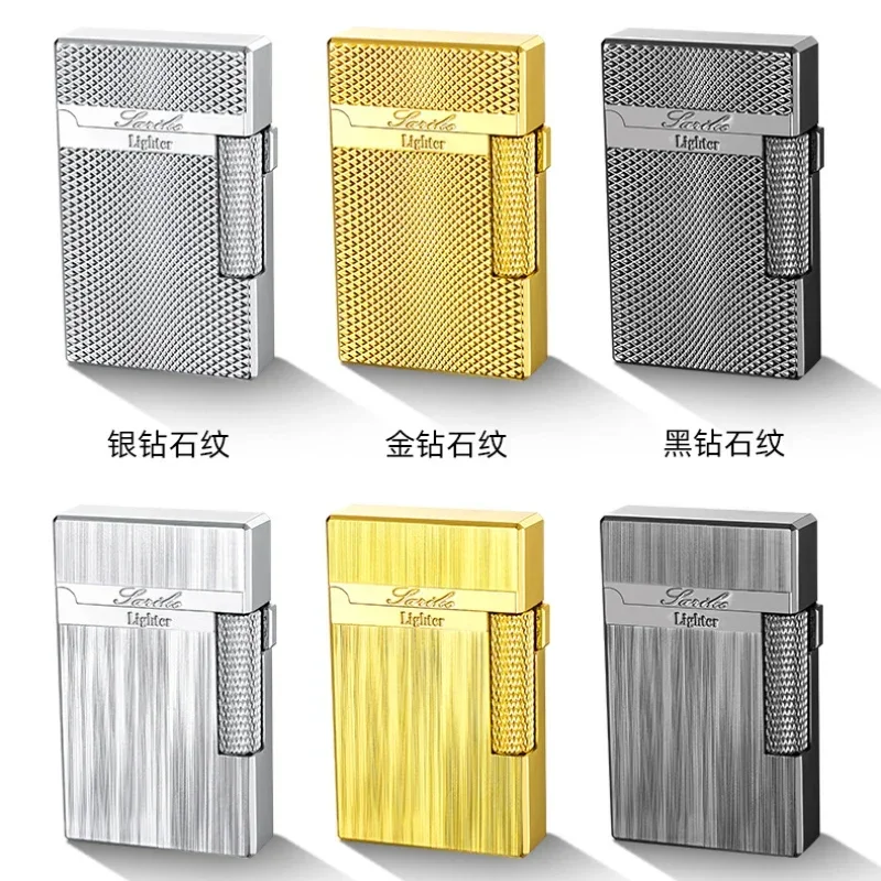 

Новая креативная плазменная дуговая зажигалка, роскошная бутановая зажигалка с двойным пламенем, ветрозащитный сигаретный воспламенитель, аксессуары для курения