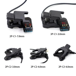 Smart Watch Charger Universal USB Charging Cable 3 pin 3/4/7mm Clip Smart Bracelet Charger Wire 2/3 pins for TW64 TW68