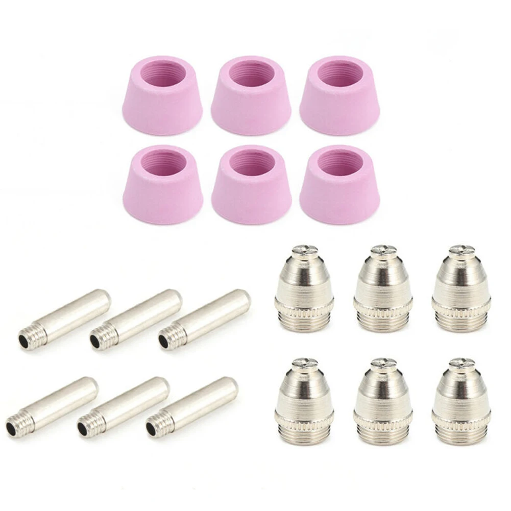 

Electrodes Nozzles Sets For AG60 SG-55 Plasma Cutter Torch Consumables Electrode Tips Shield Guide 60A For ICUT60, LTP5000D