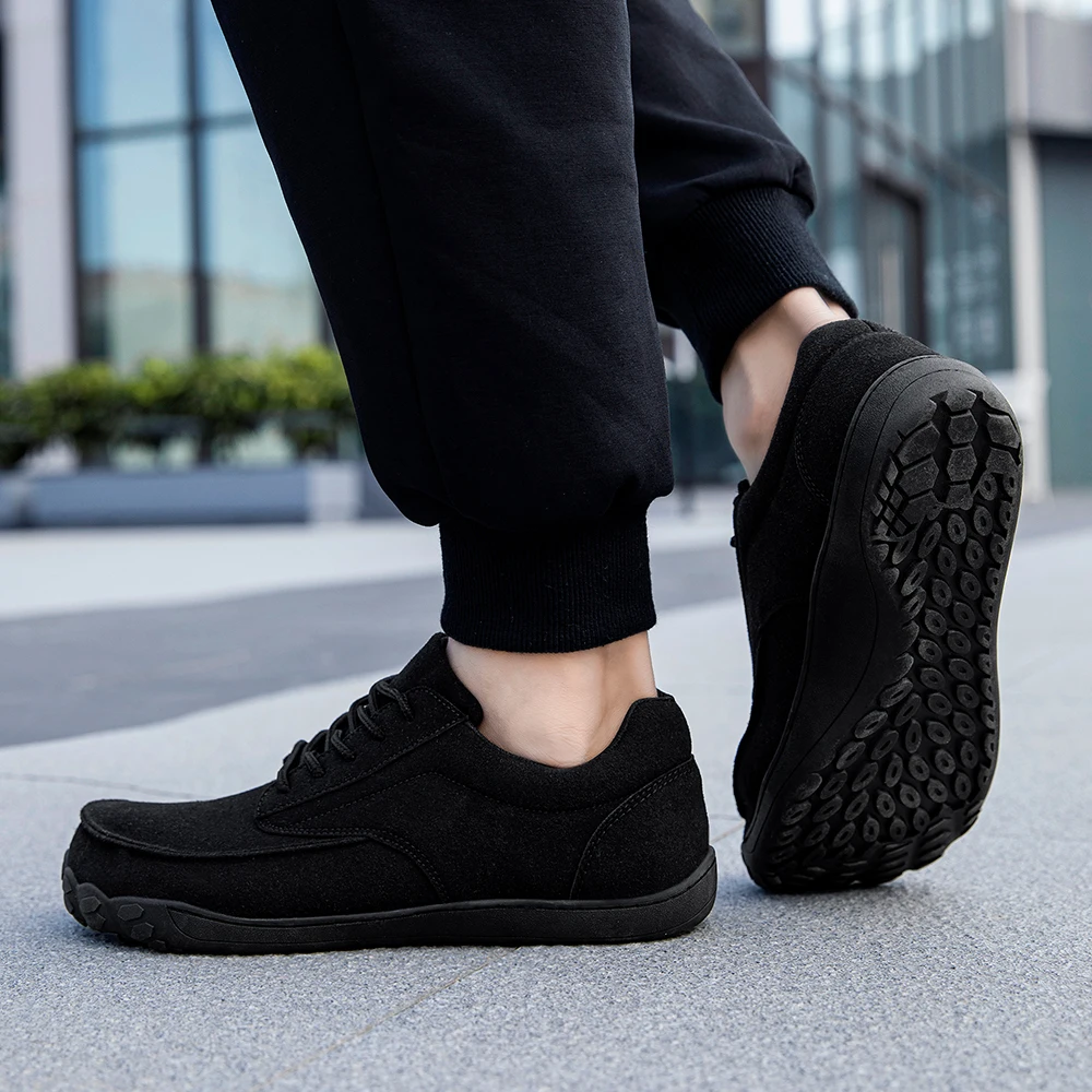 

Повседневная обувь босиком, мужские кроссовки унисекс с широким носком, легкие кроссовки для бега, дышащие, нескользящие, тренировочные, спортивные туфли на плоской подошве, размер 46