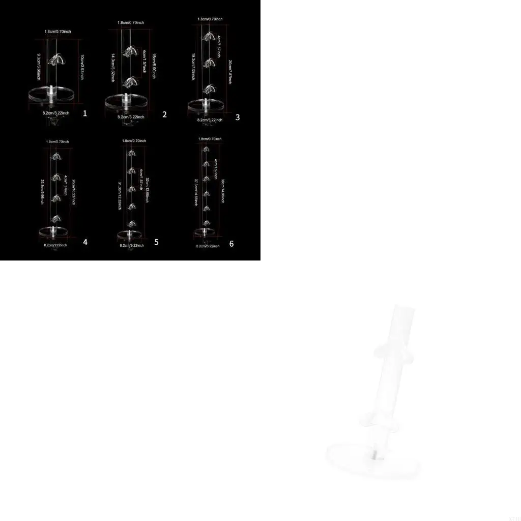 

Sturdy Optical Frame Organizers Compact Acrylic Eyewear Stand Dustproof Glasses Display Rack with Easy Assembly