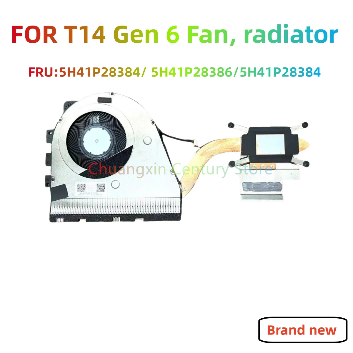 

New fan and heat sink suitable for Lenovo T14 Gen 6 laptop motherboard FRU: 5H41P28385 5H41P28386 Function tested and shipped