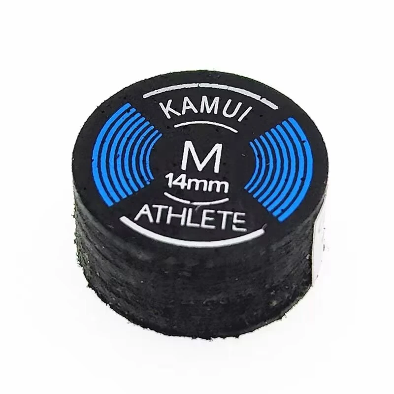 Taco de bilhar Kamui Atleta-Billiard com ponta média 14 mm, 100% original