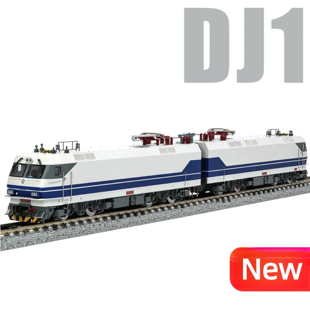 Changming N Scale Simulation Train Model DJ1 Electric Locomotive Train Model 1/160 Electric Locomotive Train Model Toy