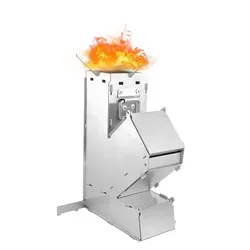 Foldable Stainless Steel Rocket Stove Detachable Durable Reliable Suitable for Different Ignition Items Adjustable Air Inlet