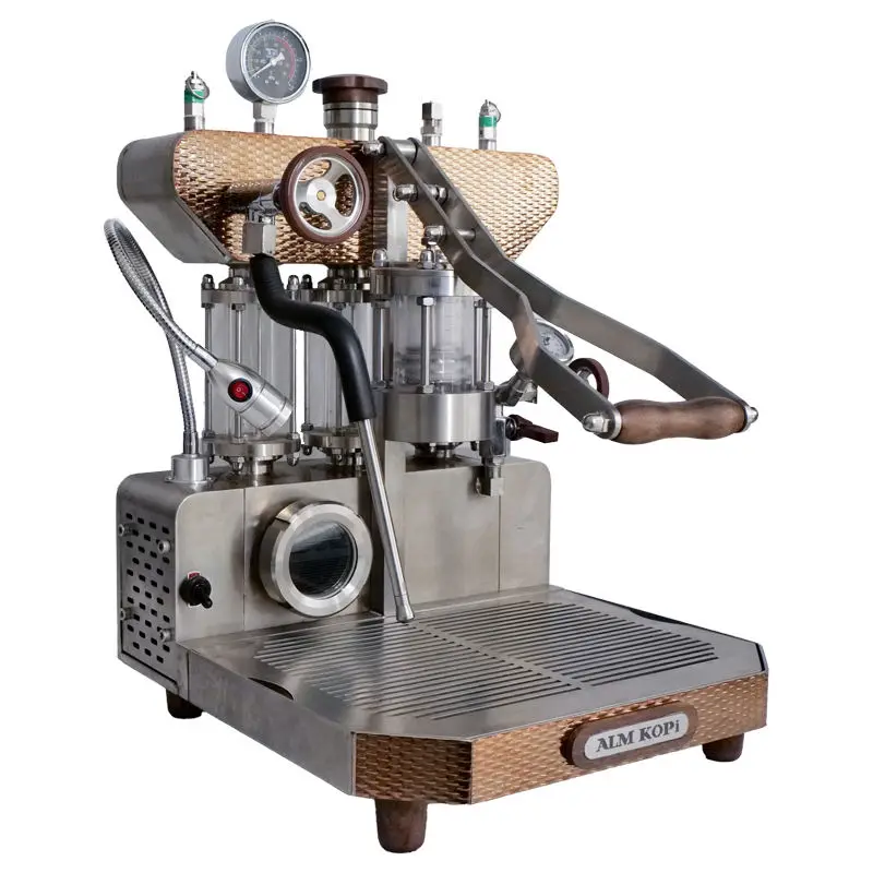 Good Quality 304 Stainless Steel Hand Press Lever Milk Foam System Espresso Coffee Machine