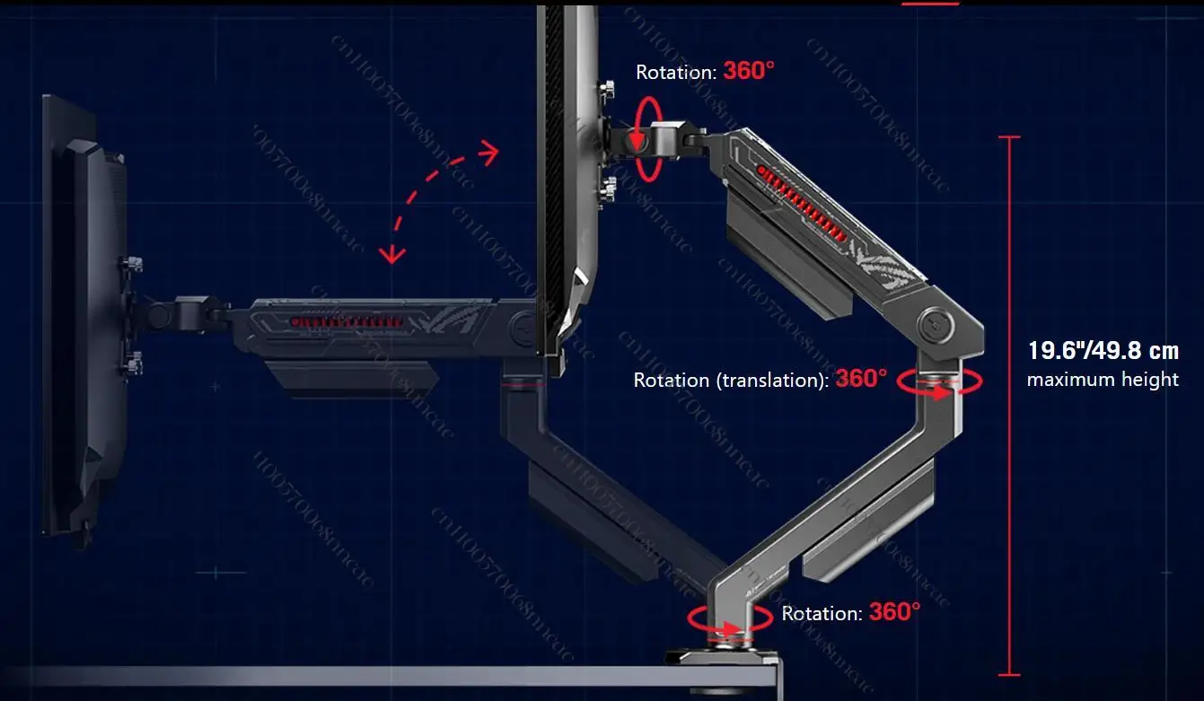 Monitor Stand AAS01  Allows Gamers to Create an Ergonomic and Neat Gaming Equipment Space