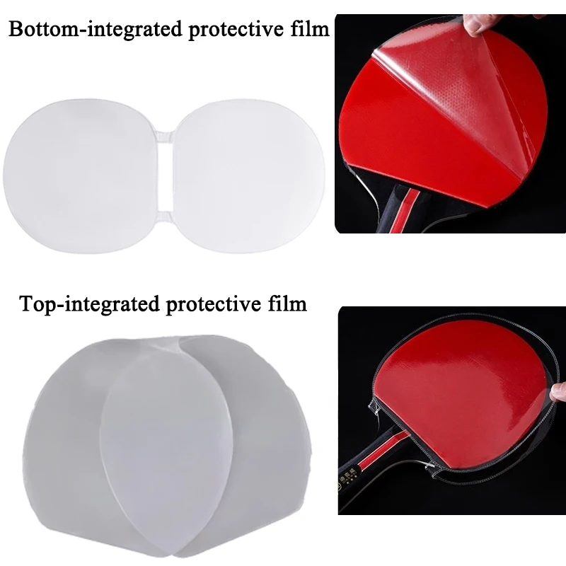 Table Tennis Racket Double-Sided Protective Film Bottom/top Connection Ping Pong Rubber Protective Film Adhesive Rubber Special