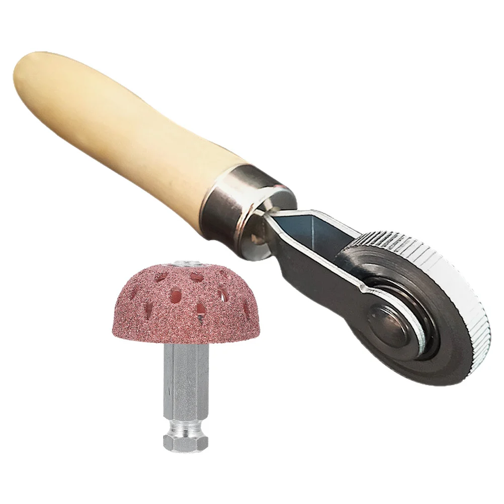 

1Set Tire Repair Tools Wooden Rake Wheel Bowl Shaped Low Speed Grinding Head High Speed Efficient Durable Car Motorcycle Bike