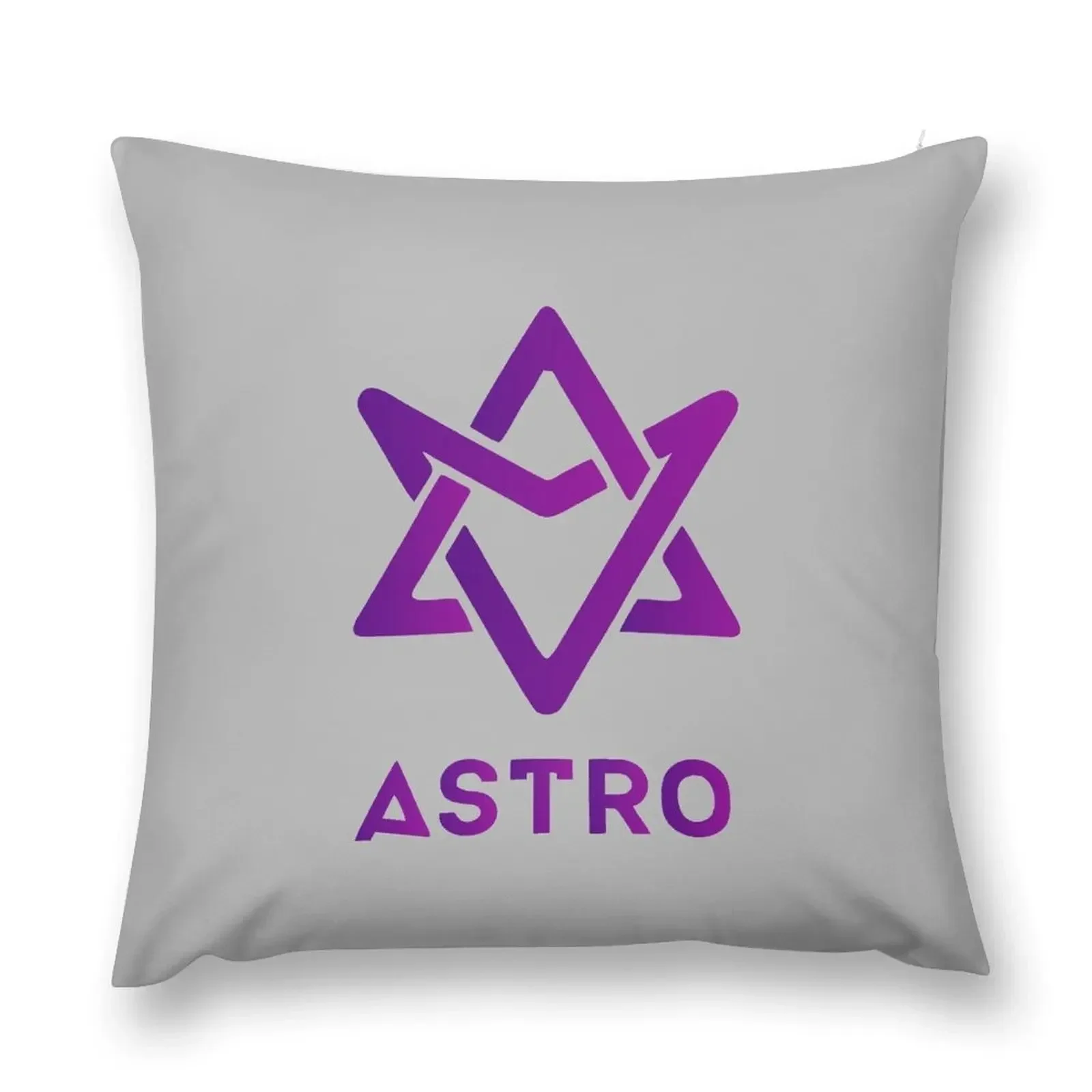 Astro logo vivid plum Throw Pillow Cushion Cover Elastic Cover For Sofa Decorative Sofa Cushion pillow