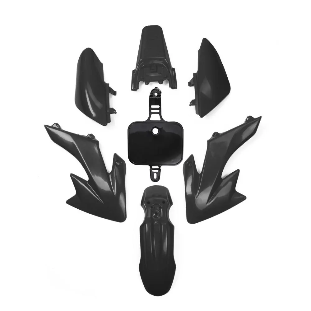 Motocycle Plastic Body Kit Fairing Front Rear Fender Mudguard For HONDA XR50 CRF50 For Thumpstar SDG BBR SSR Etc Dirt Bikes