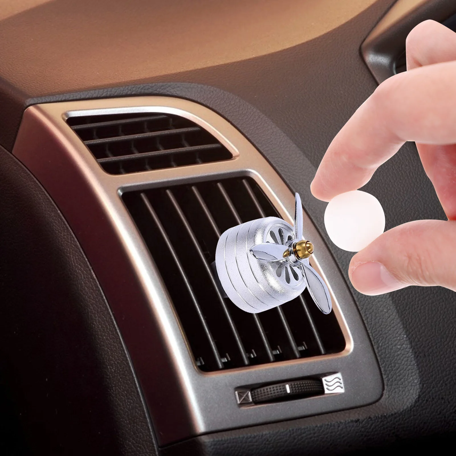 

12Pcs Car Aromatherapy Diffuser Pads Replacements Accessories Compact Portable Professional Practical Fragrance