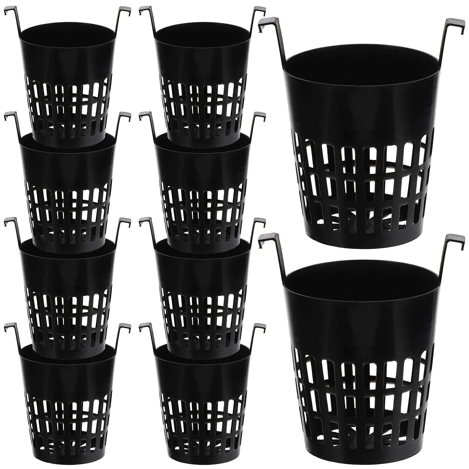 

10pcs Hanging Planters Hooks Breathable Mesh Design Ideal for Orchid Small Baskets Plants Flower Pot Garden