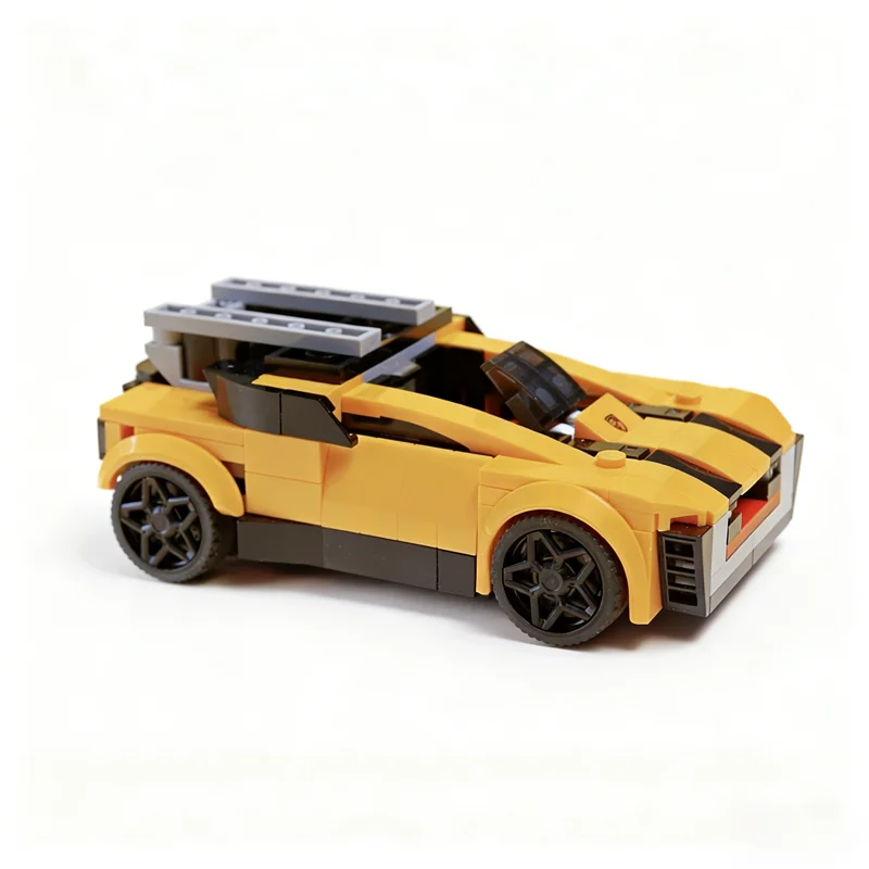 268pcs MOC Fantasy Car City Champions Model Bouwstenen Architectuur Speelgoed DIY Kerstcadeaus Idee Baksteen Onderwijs Verjaardag