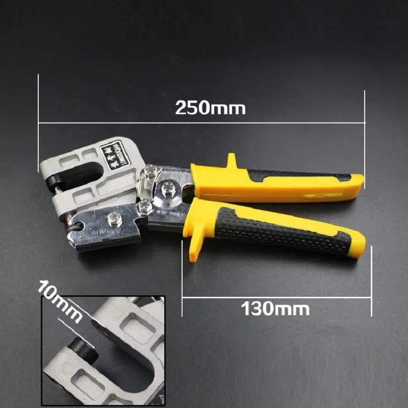 Pinze universali multifunzionali per chiglia pinze per perni a crimpare Punch Lock Single Flat Mouth Metal Plier Board strumenti manuali per cartongesso