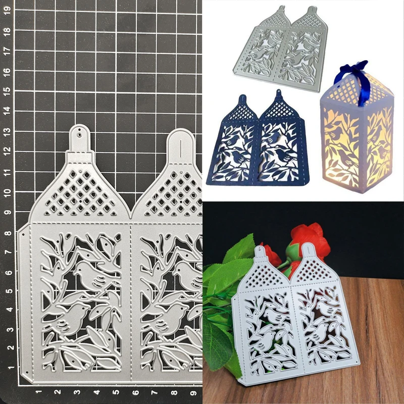 

Merry Chirstmas Lantern Metal Cutting Dies Stencil Scrapbooking Diy Album Stamp Paper Card Embossing Decor Craft Knife Mould