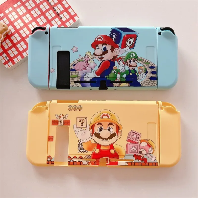 

Peripheral Marios Switch Game Console Soft Shell Nintendo Protective Cover Luigi TPU Soft Shell NS Accessories Split Shell