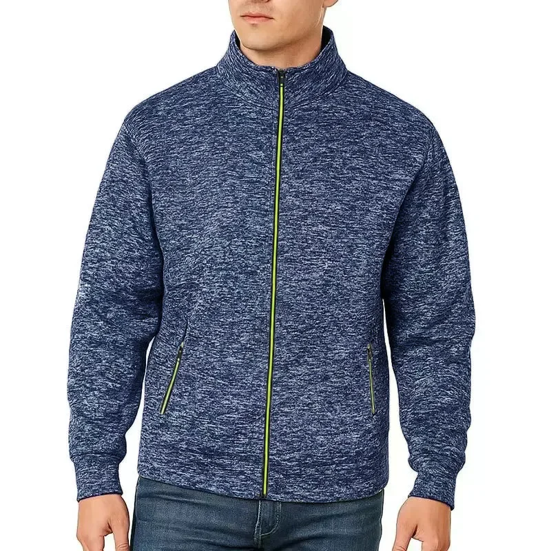 

Men's Sweatshirt Jacket Fashion Slim Fit Stand Collar Windproof Zipper Jackets Long Sleeve Comfortable Male Srping Fall Outwear