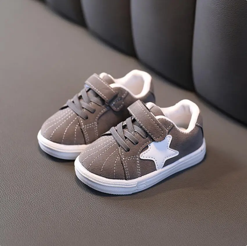 2023 Newest Kids Shoes for Baby Girls and Boys Anti-slip Soft Rubber Bottom Baby Sneaker Casual Flat Shoes Children Size