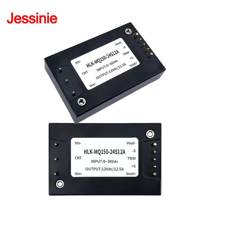 HLK-MQ150-24S12A 150W 9-36V 24V to 12V 12.5A 1/4 Brick DC-DC Converter Isolated Regulated Single Output Power Module