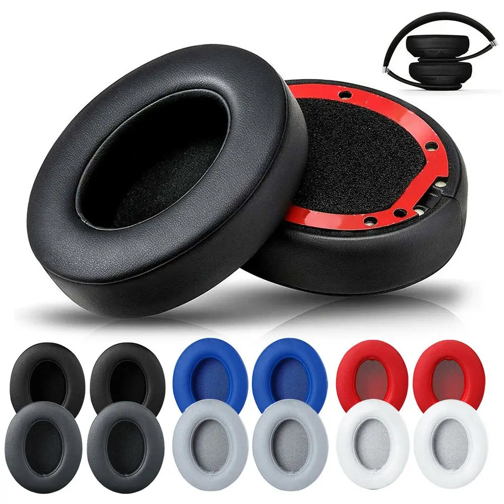 1 Paar ultra weiche Ersatz-Ohr polster für Beats Studio 2 3 kabel gebundene kabellose Ohren schützer Schwamm kissen Kopfhörer zubehör