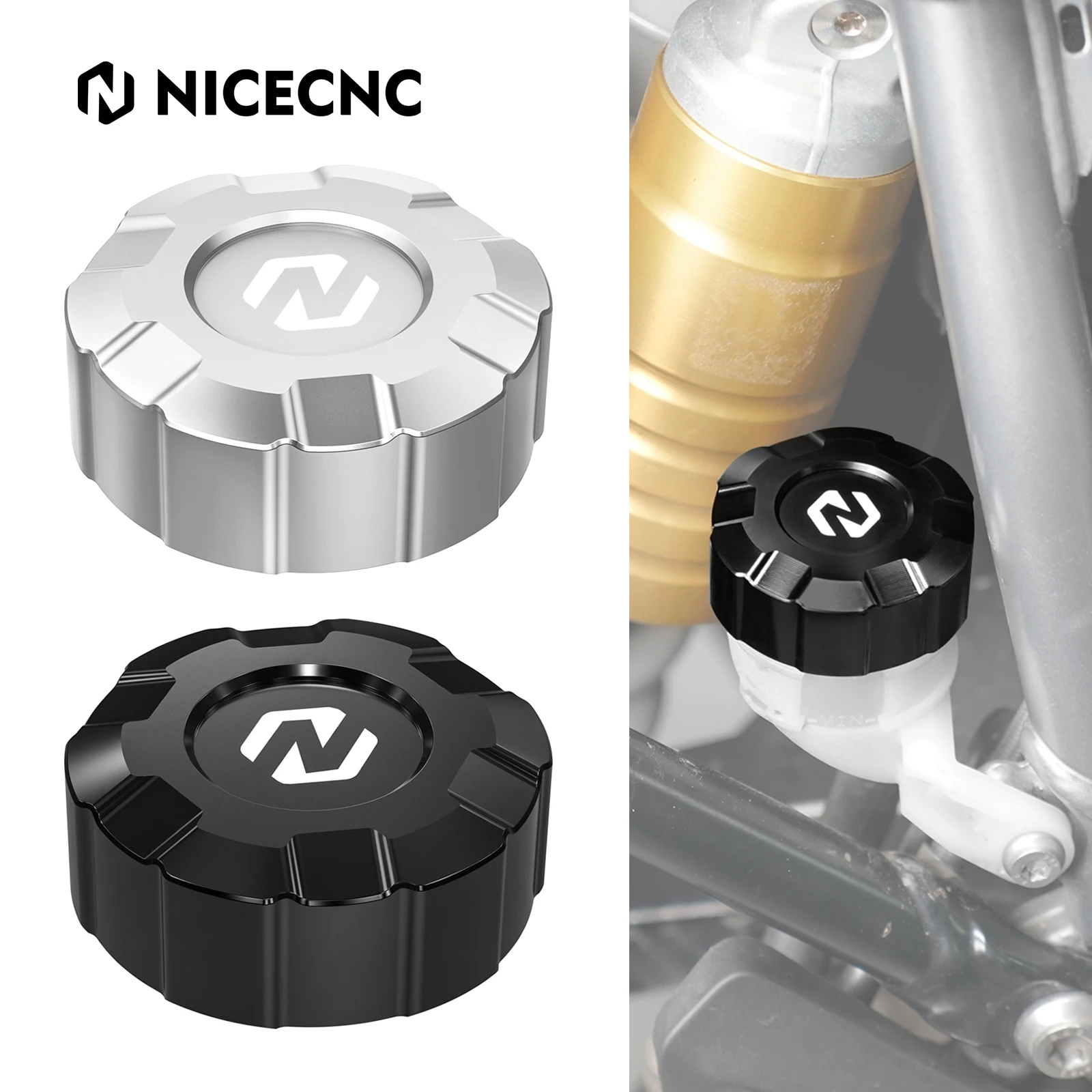 Motorcycle Rear Brake Fluid Reservoir Lid Cover for BMW R1250GS/Adventure R1250 GS R1250GSA 2019 2020 2021 2022 2023