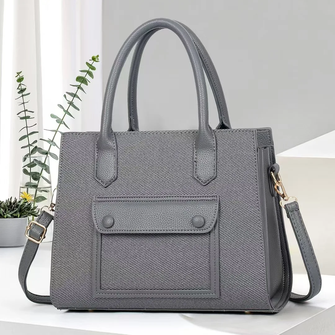 Women\'s Tote Bag, Laptop Tablet Storage Bag, Large Capacity Female Top-handle Bags Carrying Briefcase PU Leather Shoulder Bag
