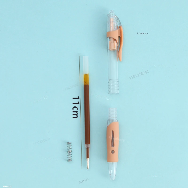 قلم جل قابل للسحب بلون عتيق ، عبوات الكتابة ، لوحة الكتابة على الجدران ، أقلام حبر جاف ملونة ، قرطاسية مكتب المدرسة ، 6 قطعة ، 30 قطعة