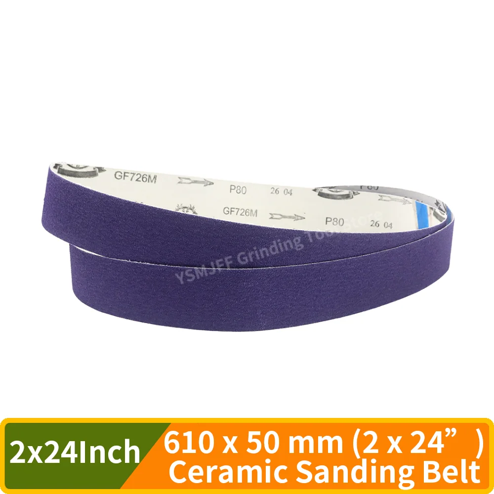 2-x-24-ceramic-sanding-belt-610x50mm-p80-120-180-240-320-400-grit-ideal-for-knife-making-metalworking-woodworking