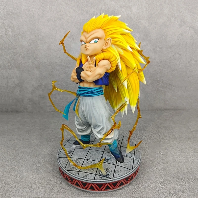 Dragon Ball Anime Figure GK SJJ3 Gotenks Action Figures Super 3 Collezione in PVC Modello Periferia Giocattoli Decorazione del desktop Regali