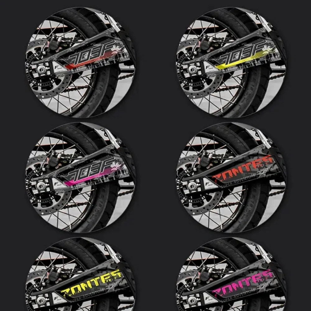 Rear Swingarm Graphic Protection Decal for ZONTES 703F – Stylish and Aesthetic Motorcycle Body Modification Sticker