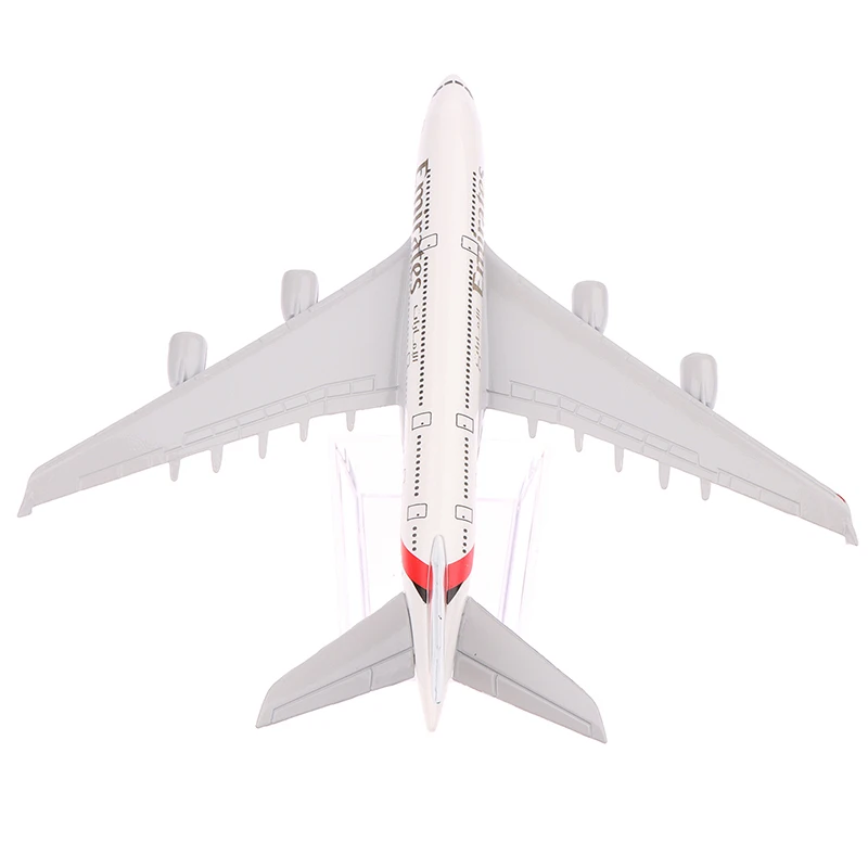 Avion en métal à collectionner pour garçons, modèle moulé sous pression, jouets d'avion d'aviation, cimetière, Emirates Airlines, A380, 16cm, 1:400