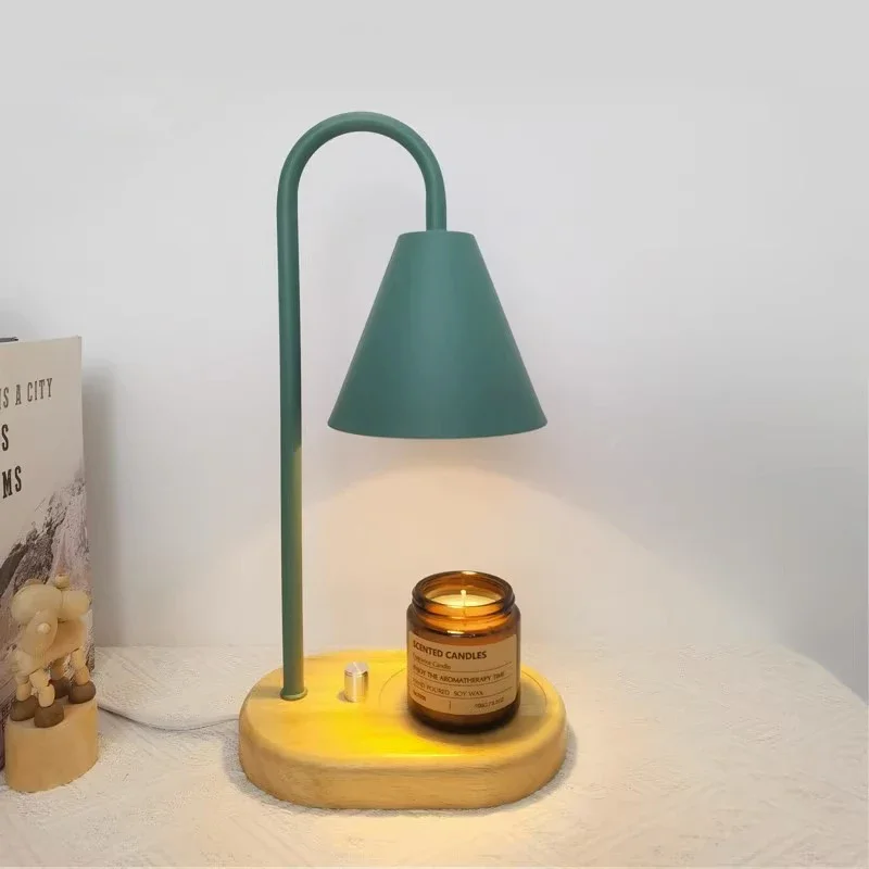 Mother's Day Candle Table Lamp Warmer with Timer Dimmable Candle Warmer Lantern Top Down Fragrance Candle Wax Table Lamp