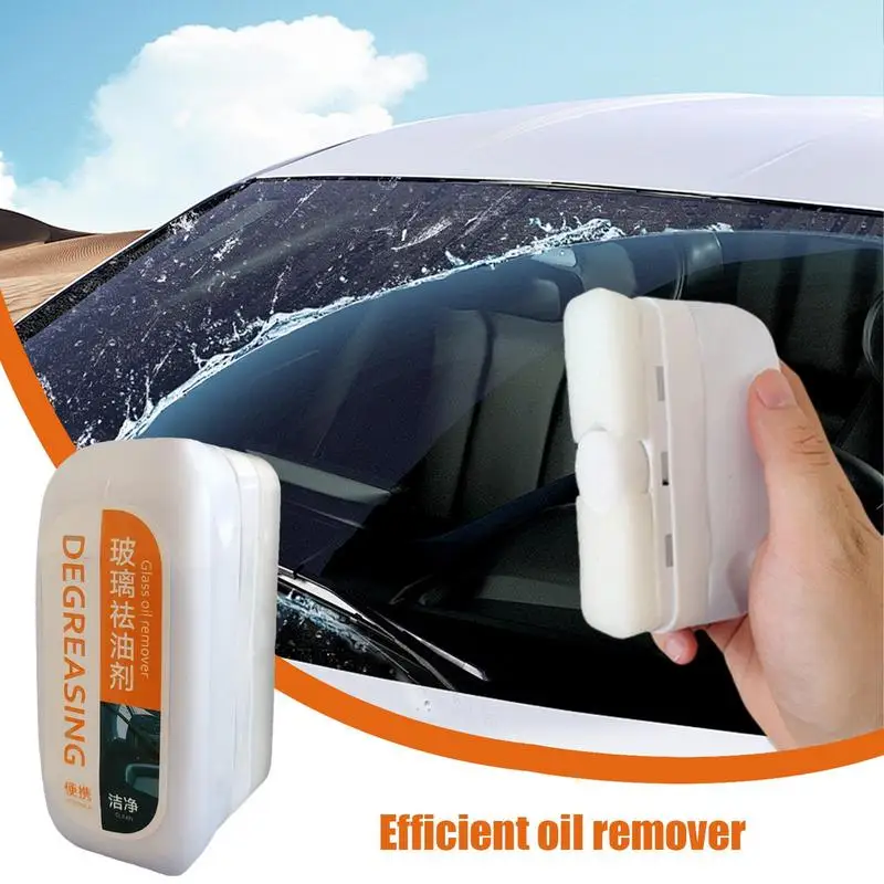 

Auto Glass Oil Film Remover Multipurpose Car Glass Oil Film Remover 100ml Automotive Windshield Cleaner Labor-Saving Cleaning