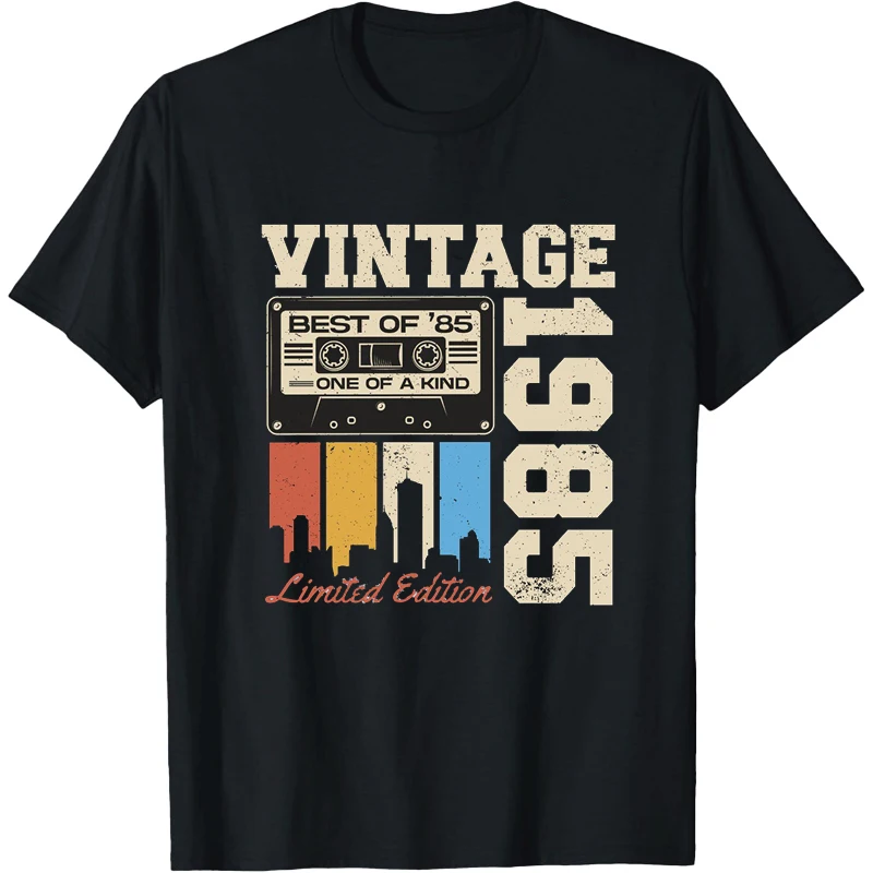 1985 Vintage T-Shirt 40th T-Shirt 40 Years Old Birthday Shirt 40th Graphic T Shirts 1985 Tees Retro DIY Clothing Customizable