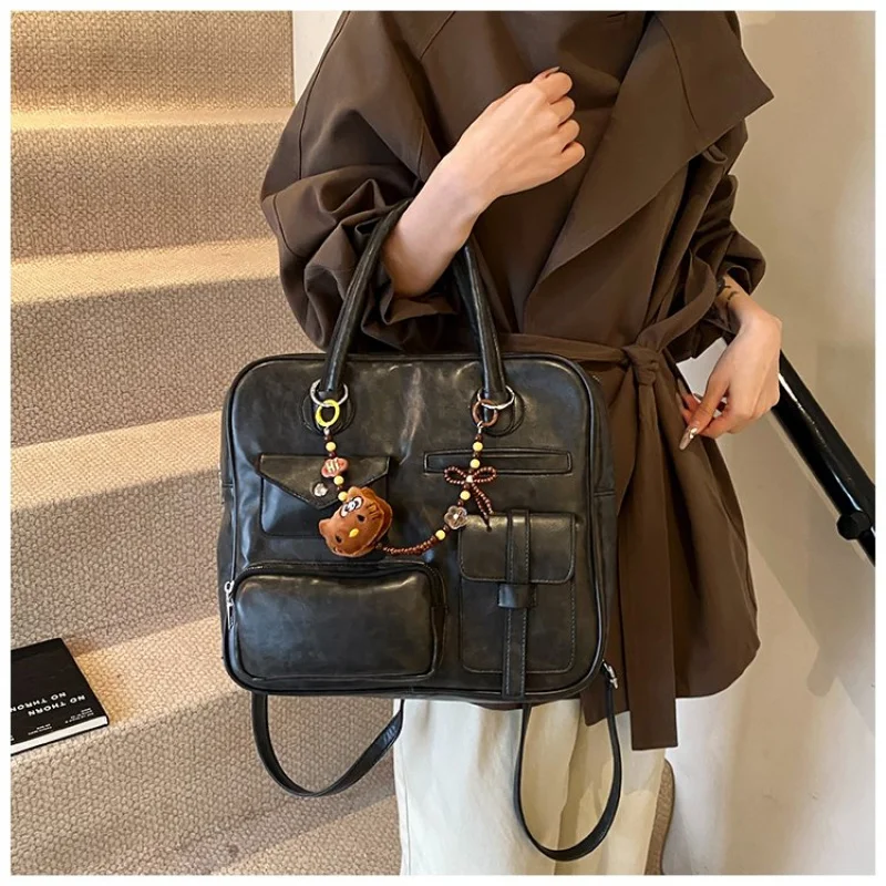 

Luxury Brand Women's Handbag, Versatile Leather Crossbody Messenger Bag From Famous Designer Popular Tote Bags
