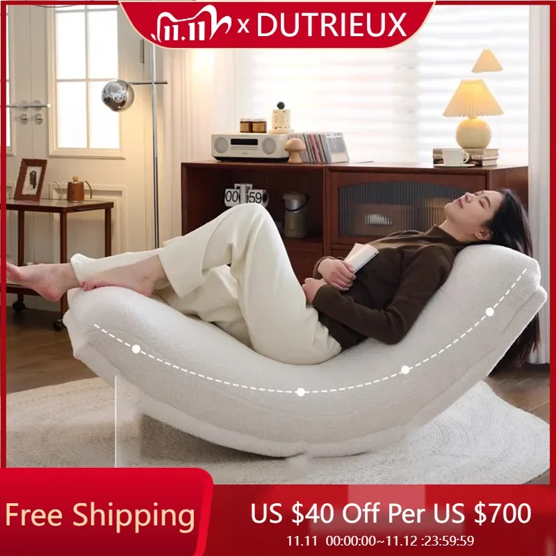 White Recliner Chairs Sofa Design Bedroom Lounge Chair Nordic Rocking Living Room Sillones Modernos Para Sala Home Furniture