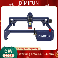 2025 DIMIFUN 6W Laser Engraving Machine: Your Ultimate Wood Carving Partner with Offline Control and Wifi Connectivity