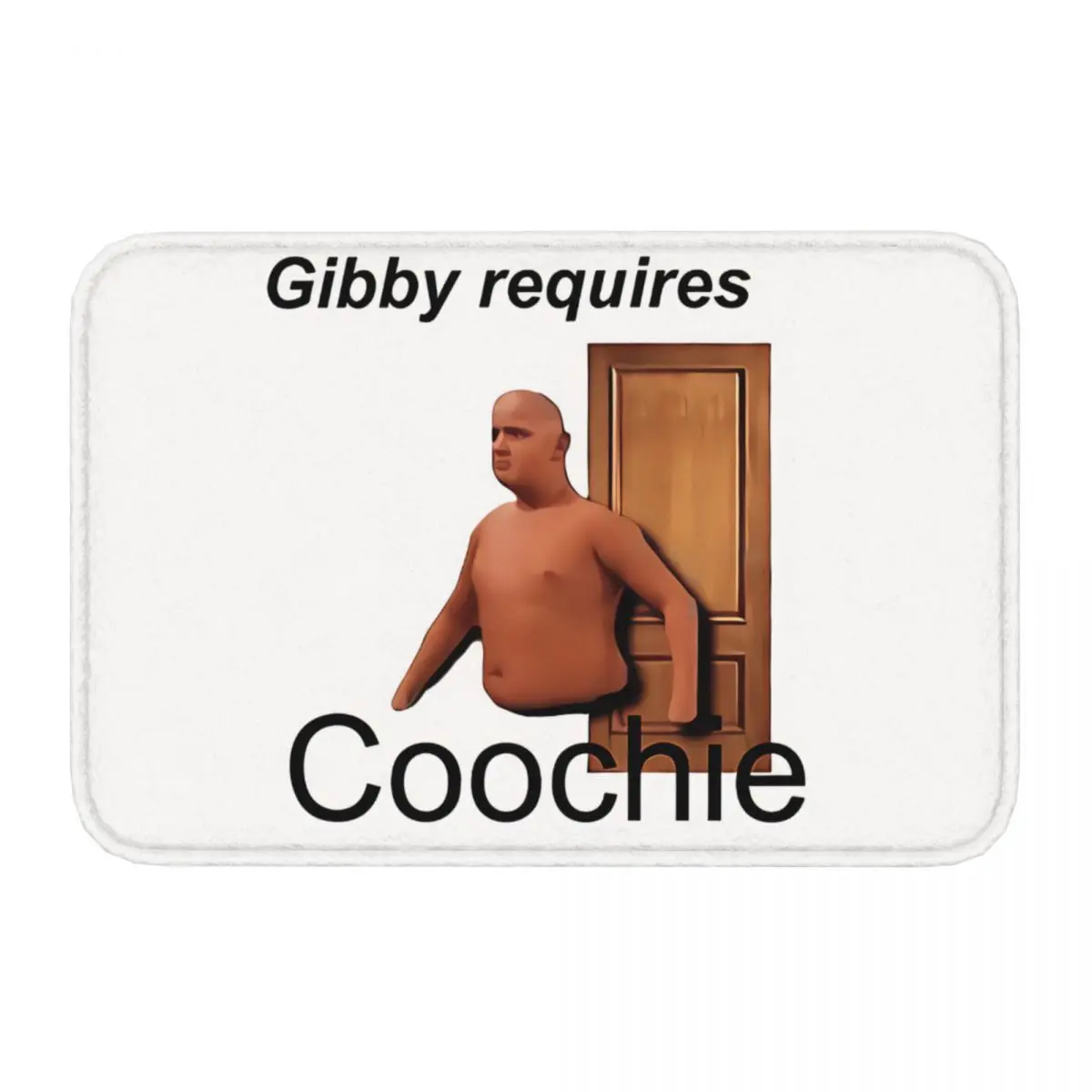 Gibby Non-slip Doormat Requires Coochie Living Room Bedroom Mat Outdoor Carpet Flannel Modern Decor