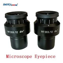 Adjustable 20X Microscope Eyepiece 30MM Binocular Trinocular Microscopio Multiple Zoom Wide Field Optical Glass Oculars Len