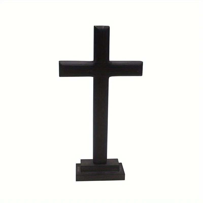 1pc katholische christliche Massivholz Kiefer Ruß Kreuz Dekoration Holzkreuz hand gefertigt