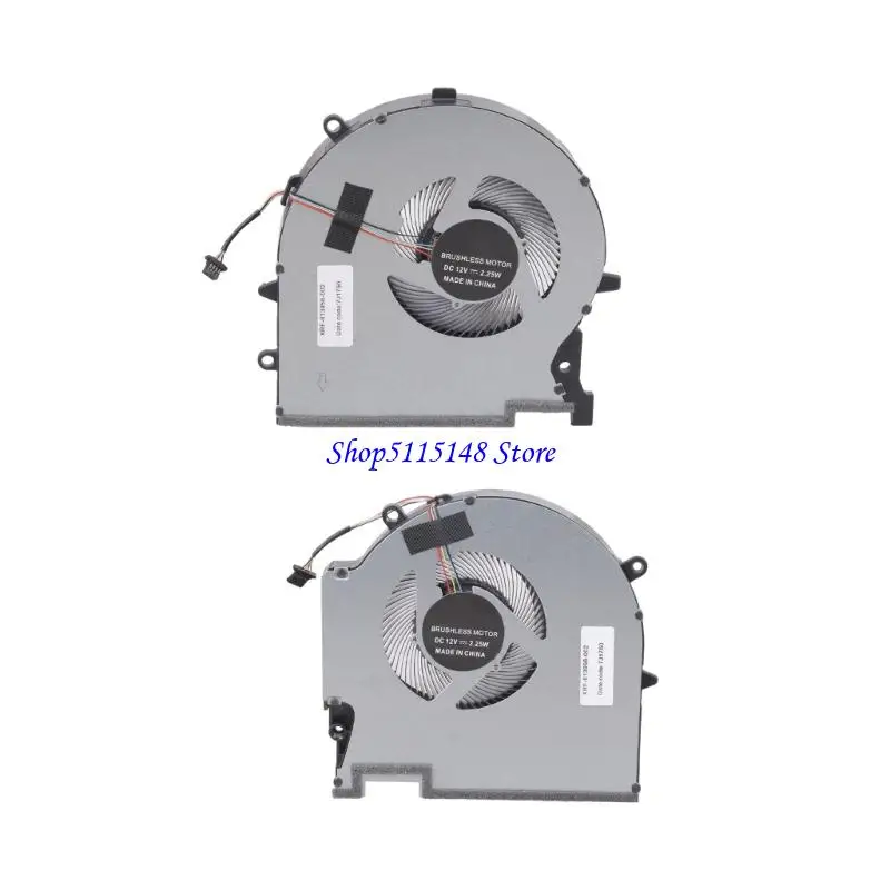 

F3MA CPU GPU Cooling Fan Notebook Cooling Metal Heat Dissipation Fan for 17 Elf 7 8 9 TPN-Q266 M7889-001 Laptop
