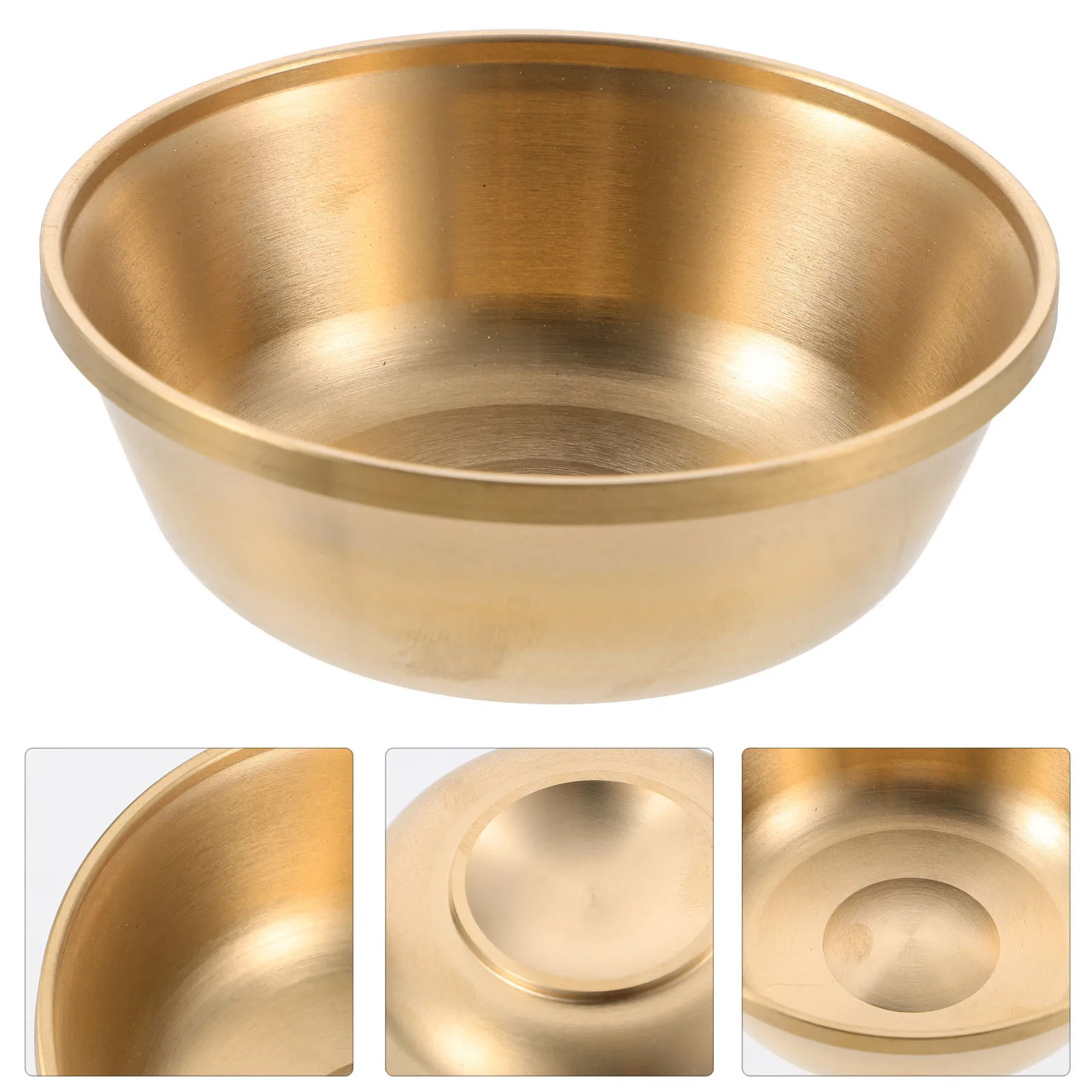 

Metal Cup Delicate Buddhism Cup Copper Bowl Wear-Resistant Offering Supplies Desktop Decor Exquisite Gift