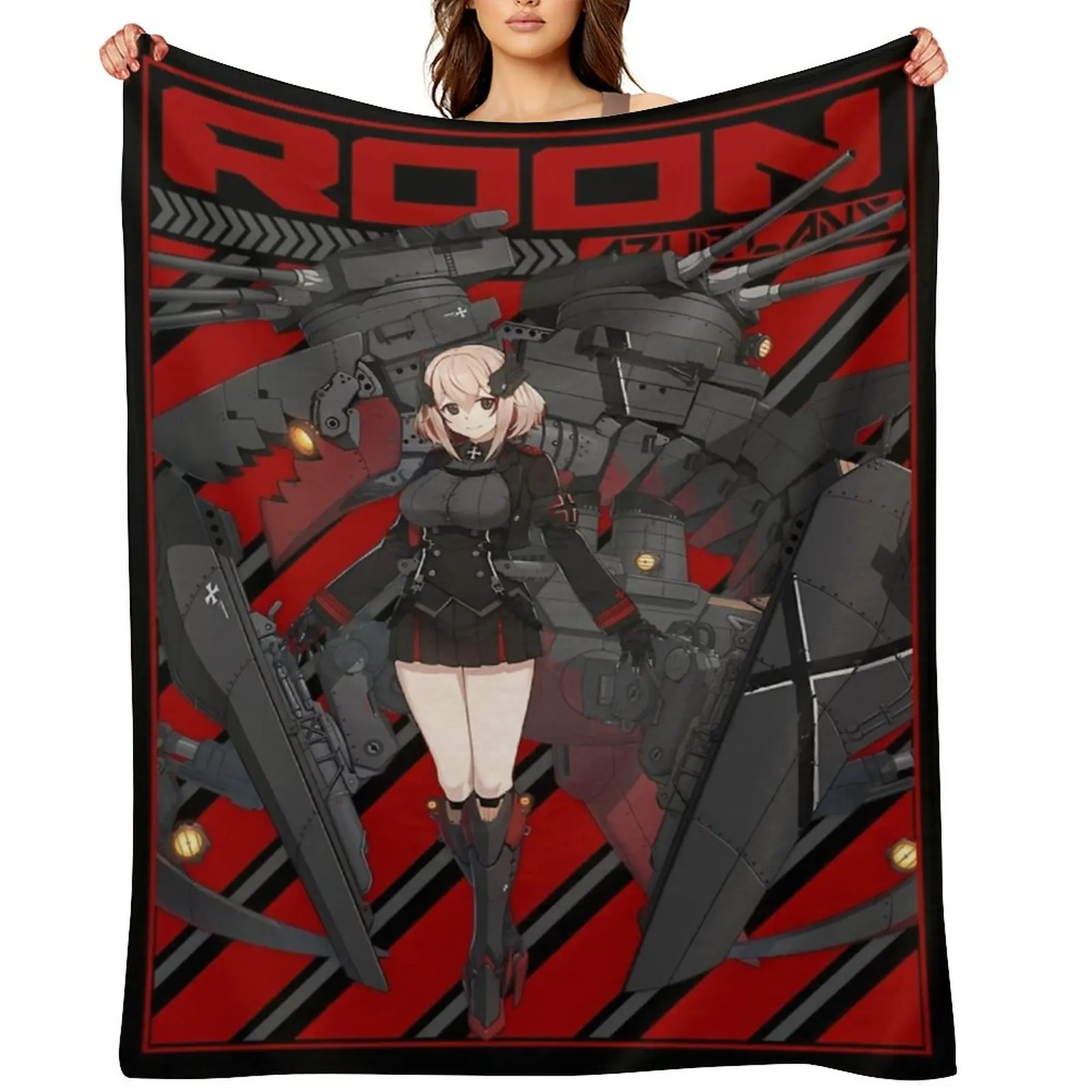 

AZUR LANE ROON Throw Blanket Weighted Warm Decorative Beds for sofa Blankets
