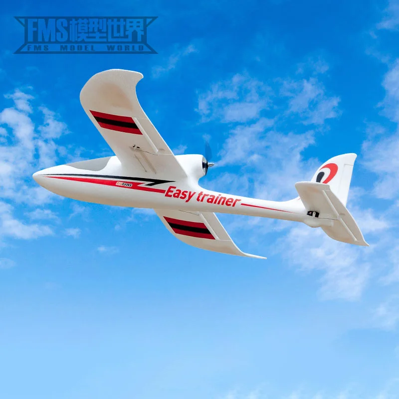 Fms Rc Airplane 1280mm Easy Trainer Pnp 1280 V2 Durable Epo Beginner 4ch Model Plane Aircraft Avion Cheap Small Glider Toys Gift