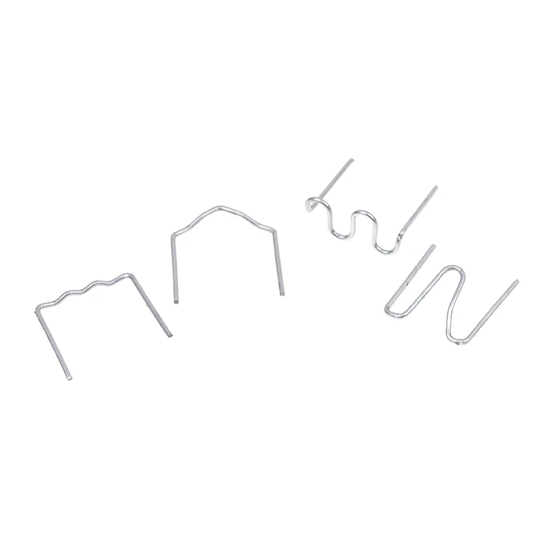 100Pcs/Set Stapler Staples For Plastic Welder Repair Hot Welding Machine Welding Bumper Car Repair Tool S Wave Staples